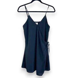 Rumor Boutique Small Wrap Mini Dress Little Black Dress Minimalist Slay Y2K chic
